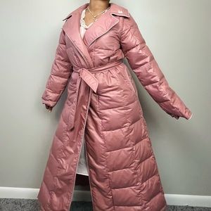 Cozy Vintage Gloria Vanderbilt Quilted Down Robe